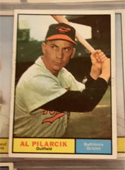1961 Topps #62 Al Pilarcik — front