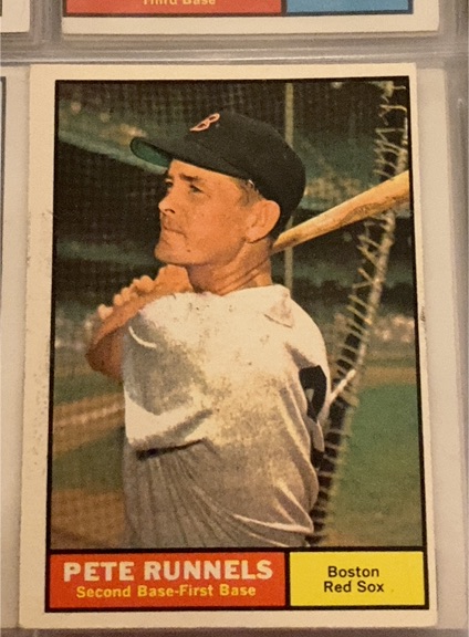 1961 Topps #210 Pete Runnels — front