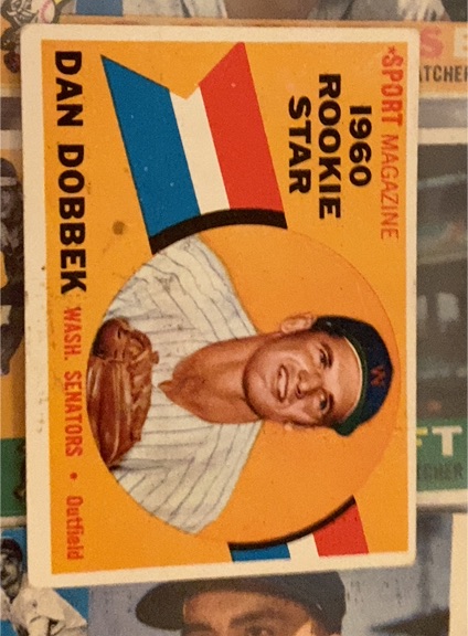 1960 Topps #123 Dan Dobbek — front