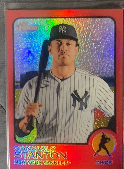 2022 Topps Heritage #225 Giancarlo Stanton — front