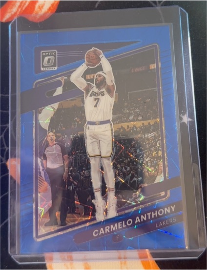 2021-22 Donruss Optic #109 Carmelo Anthony — front