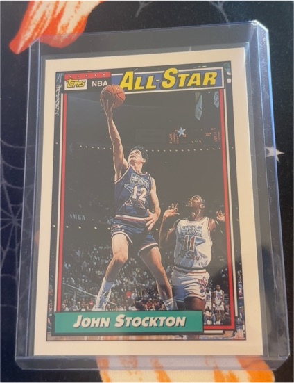 1992-93 Topps All-Star #101 John Stockton — front