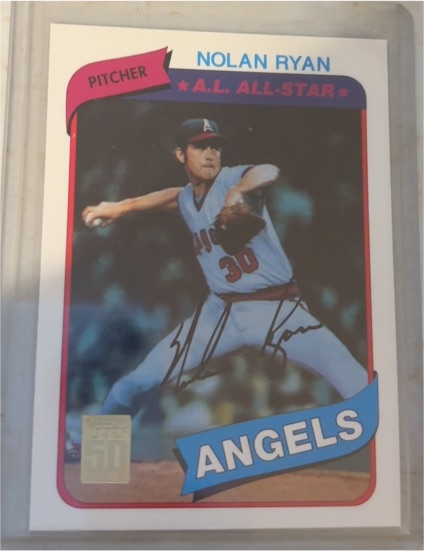 2000 Topps 50 Years Reprints #39 Nolan Ryan California Angels — front