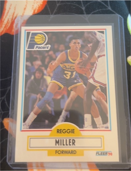 1990-91 Fleer #78 Reggie Miller — front