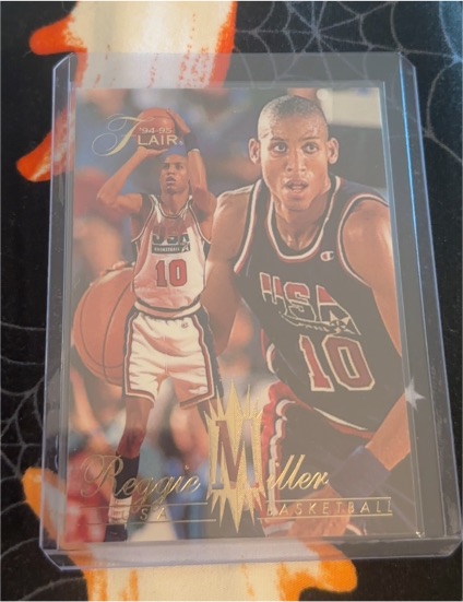 1994-95 Flair #M Reggie Miller — front
