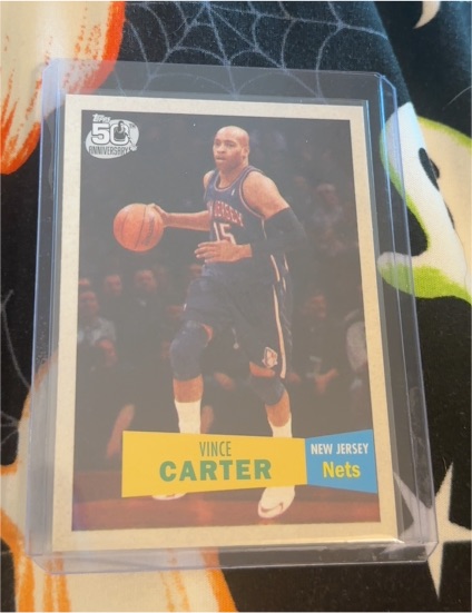 2007-08 Topps 1957-58 Variations #28 Vince Carter New Jersey Nets — front