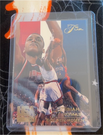 1994 Flair USA #99 Isiah Thomas Golden Moment — front