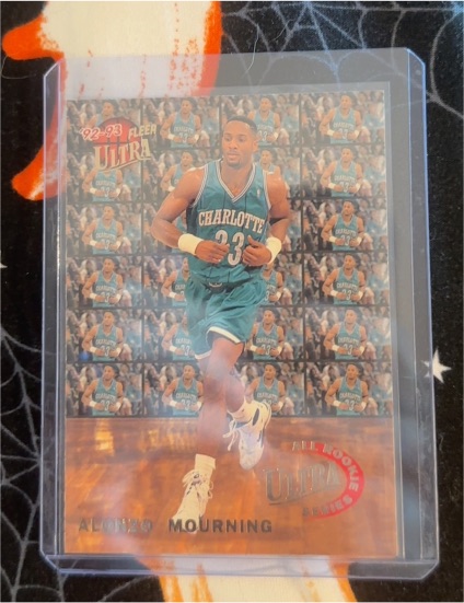 1992-93 Fleer Ultra All-Rookies #6 Alonzo Mourning — front