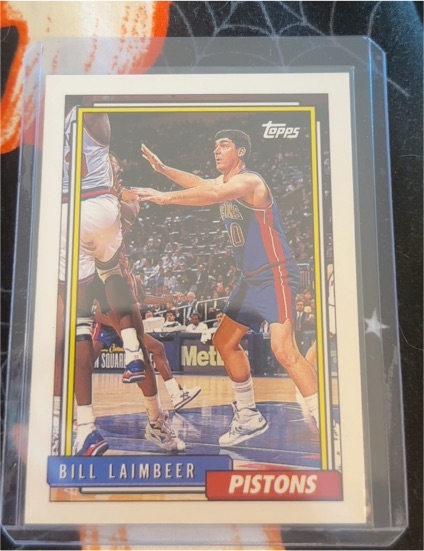 1992-93 Topps #29 Bill Laimbeer — front