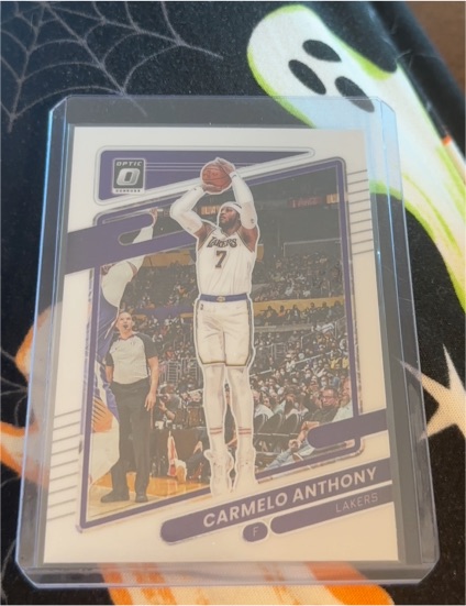 2021-22 Panini Donruss Optic #109 Carmelo Anthony — front