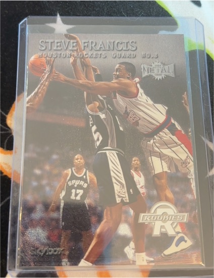 1999 Skybox Metal #152 Steve Francis Rookie Card — front