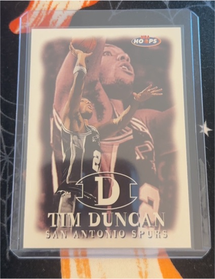 1998-99 Skybox NBA Hoops #50 Tim Duncan — front