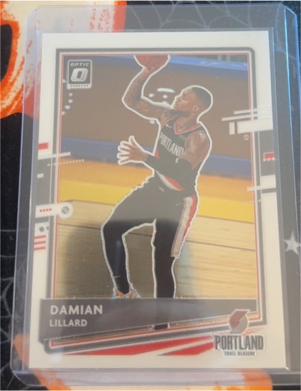 2020 Donruss Optic #144 Damian Lillard — front