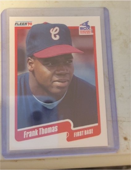 1990 Fleer Update #U87 Frank Thomas — front