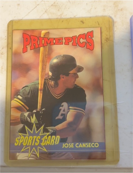 1992 Prime Pics Jose Canseco — front