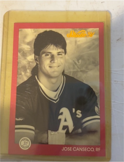 1991 Studio #101 Jose Canseco Oakland Athletics — front