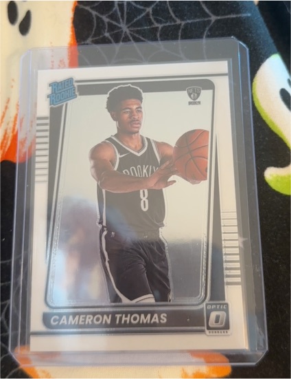 2021-22 Panini Donruss Optic #153 Cameron Thomas — front