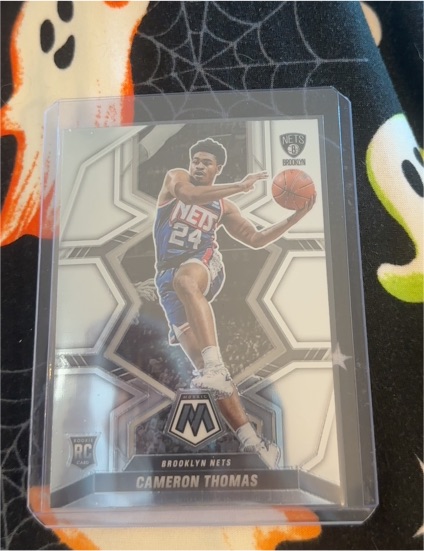 2021-22 Panini Mosaic #215 Cameron Thomas — front