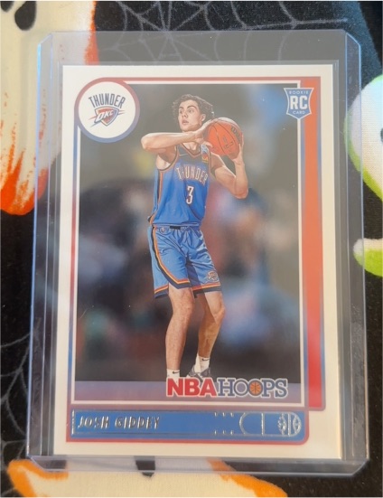2021-22 Panini NBA Hoops #202 Josh Giddey Rookie Card — front