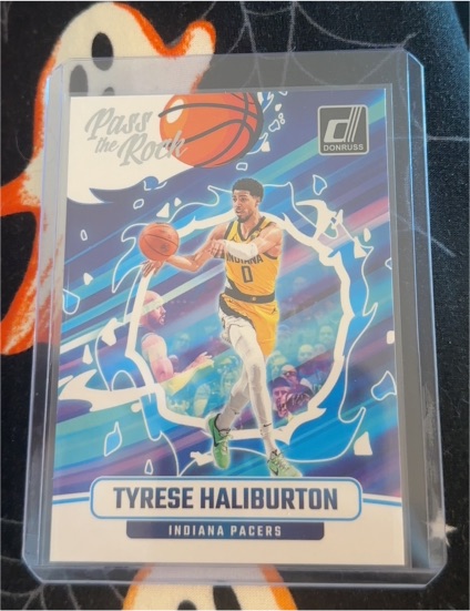 2024-25 Panini Donruss #2 Tyrese Haliburton Pass the Rock — front