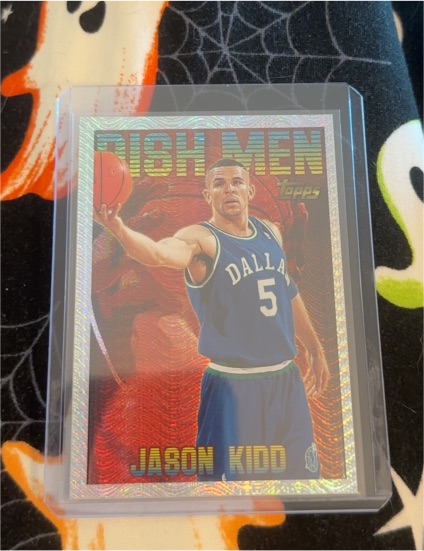 1996-97 Topps #12 Jason Kidd Season’s Best Dish Men Insert — front