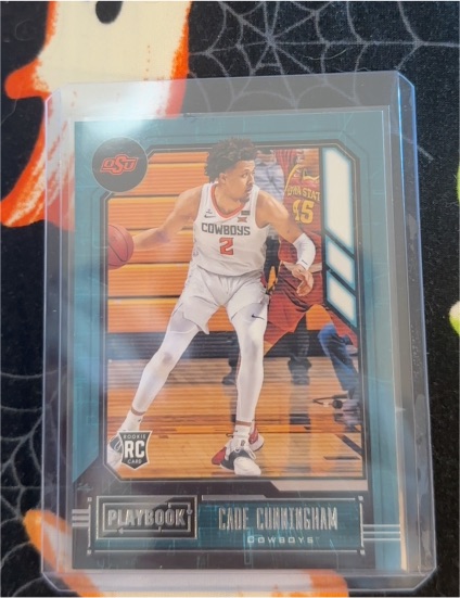 2021 Panini Chronicles Draft Picks Playbook #318 Cade Cunningham — front