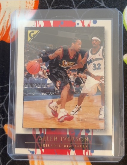 2000-01 Topps Gallery #1 Allen Iverson — front