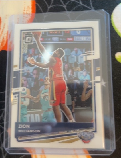 2020-21 Panini Donruss Optic #40 Zion Williamson — front
