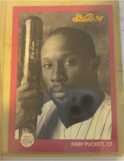 1991 Leaf Studio #90 Kirby Puckett — front