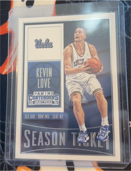 2015-16 Panini Contenders Draft Picks #58 Kevin Love UCLA Bruins — front
