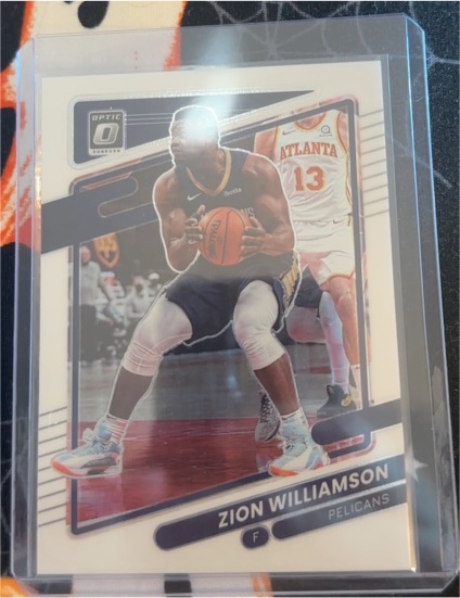 2021-22 Panini Donruss Optic #95 Zion Williamson — front