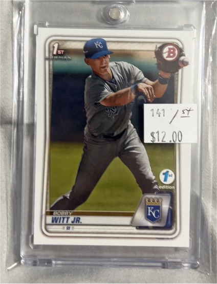 2020 Bowman 1st Edition #141 Bobby Witt Jr. — front