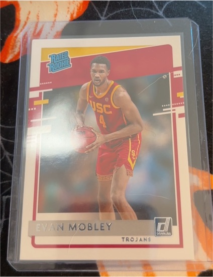 2021 Panini Chronicles Donruss Draft Picks #27 Evan Mobley Rated Rookie — front
