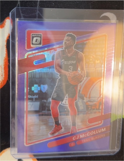 2021-22 Panini Donruss Optic #131 CJ McCollum — front