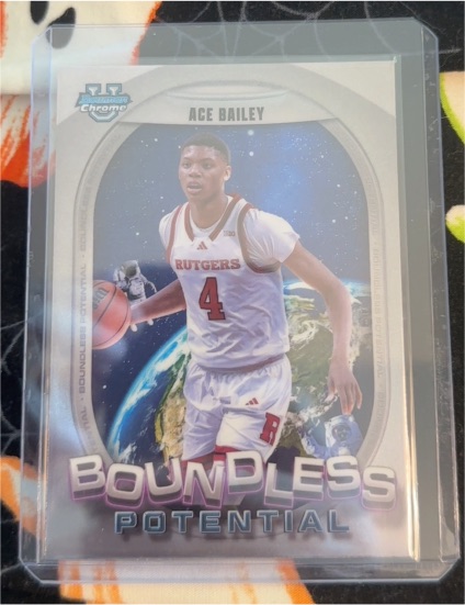 2024-25 Bowman University Chrome #BP-1 Ace Bailey Boundless Potential — front