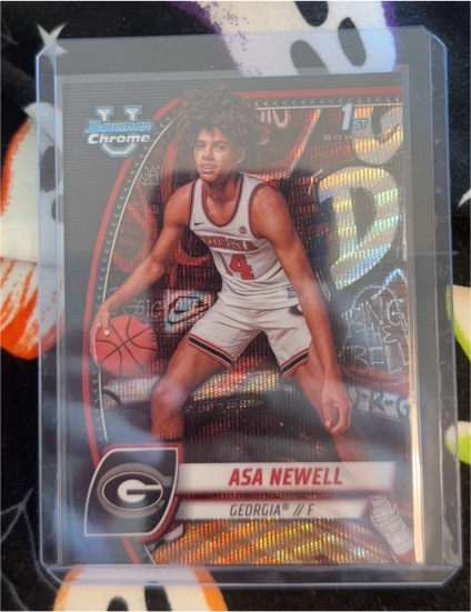 2024-25 Bowman University Chrome #8 Asa Newell — front