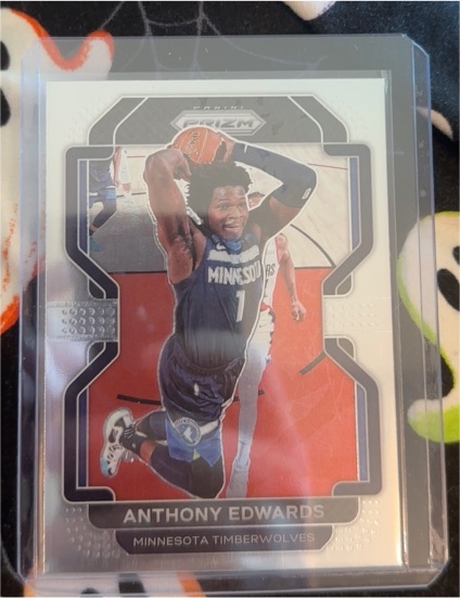 2021 Panini Prizm #37 Anthony Edwards — front