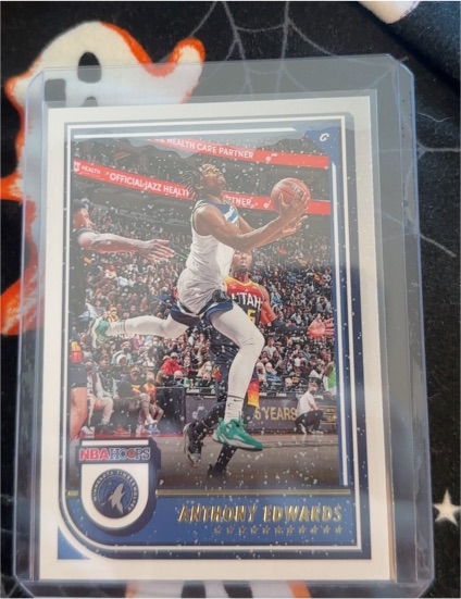 2022-23 Panini NBA Hoops #194 Anthony Edwards — front