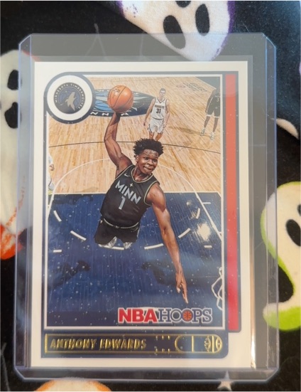 2021-22 Panini NBA Hoops #151 Anthony Edwards — front