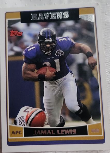 2006 Topps #216 Jamal Lewis Baltimore Ravens — front