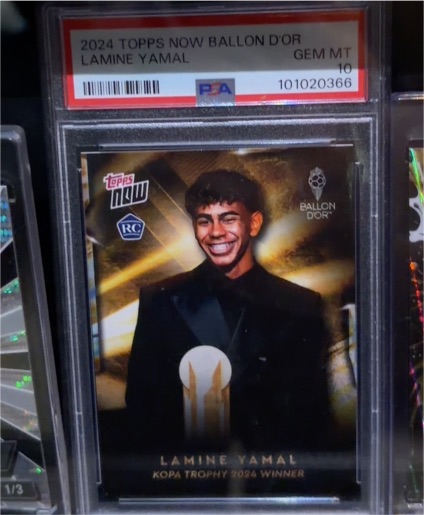 2024 Topps Now Ballon d'Or #NNO Lamine Yamal — front