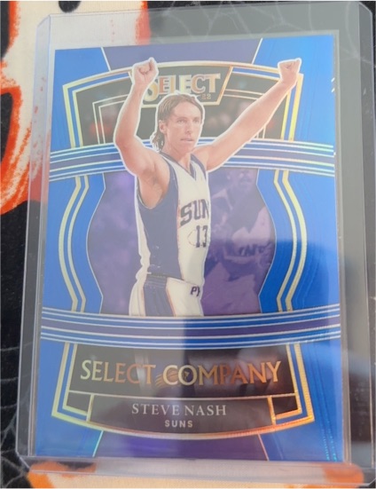 2021-22 Panini Select #9 Steve Nash Select Company Silver Prizm — front