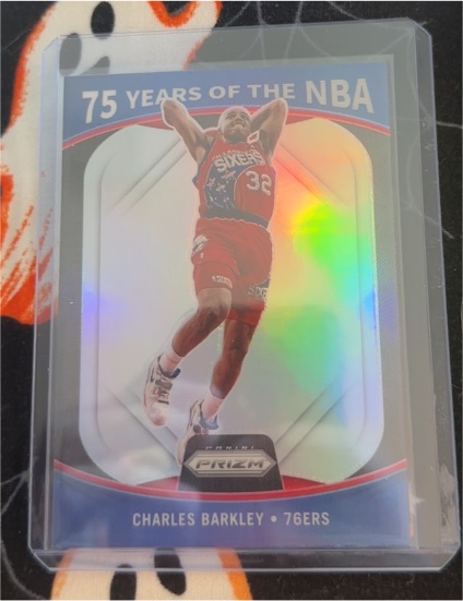 2021-22 Panini Prizm #11 Charles Barkley 75 Years of the NBA — front