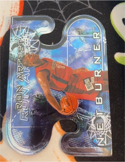 1999 Press Pass Net Burners Die-Cut #6 Ron Artest — front