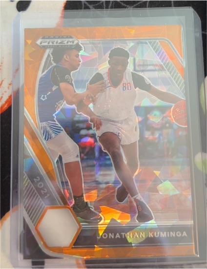 2021 Panini Prizm Draft Picks #5 Jonathan Kuminga — front
