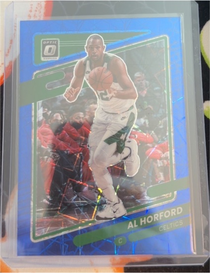 2021-22 Donruss Optic Blue Velocity #37 Al Horford — front