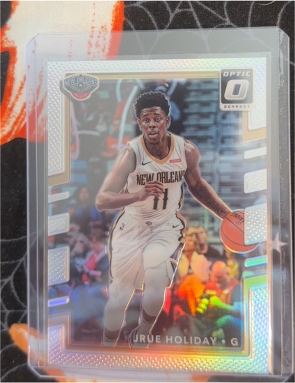 2017-18 Donruss Optic #18 Jrue Holiday — front