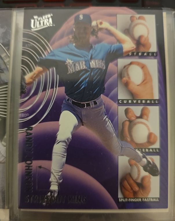 1995 Fleer Ultra Strikeout Kings #3 Randy Johnson — front