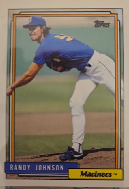 1992 Topps #525 Randy Johnson — front