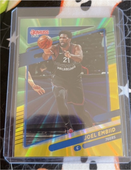 2021-22 Panini Donruss #1 Joel Embiid — front